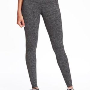 Old Navy Active Go Dry Legging M Grey Stripe